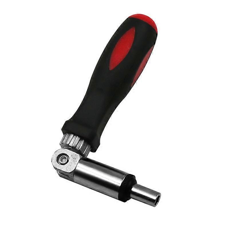 0-180 Degree Multi Function Ratchet Screwdriver  Inside Hexagon Interface Adjustable Angles Screwdriver(1pc, red and orange random delivery)
