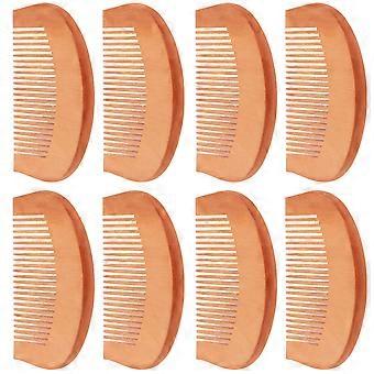 Brown Wooden Comb Hair Detangler Comb for Styling 32Pcs Pocket Set