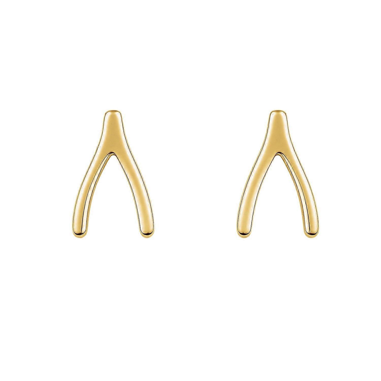 Beginnings Sterling Silver Gold Earrings E6815 | Acotis