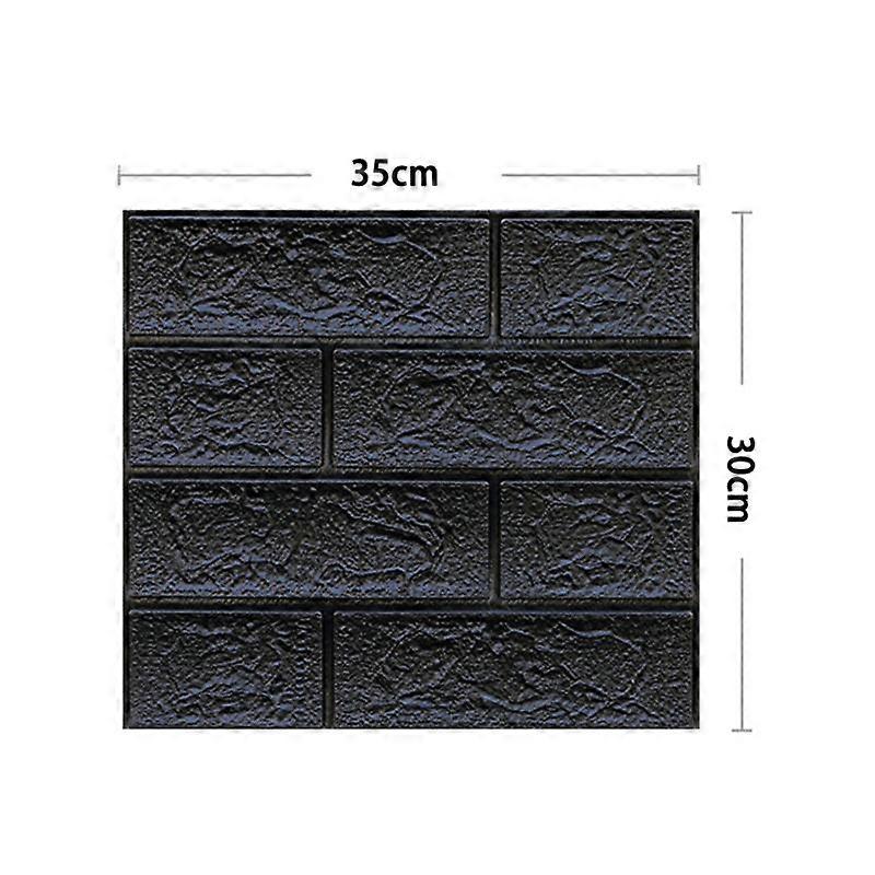 3d Brick Pattern Wall  Sticker Self-adhesive Three-dimensional Soft Anti-collision Waterproof