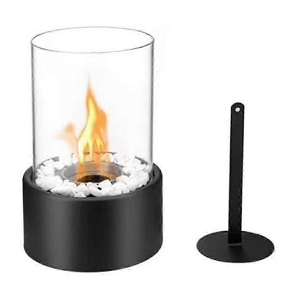 Compact Stainless Steel Fireplace