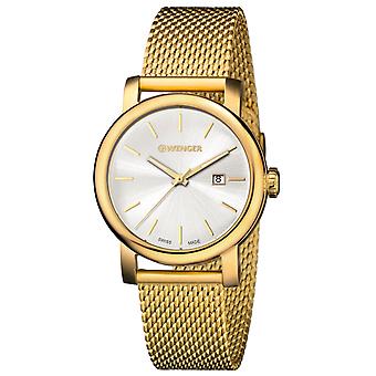 Wenger urban classic vintage Quartz Analog Women's Watch with Stainless Steel Bracelet 01.1021.118