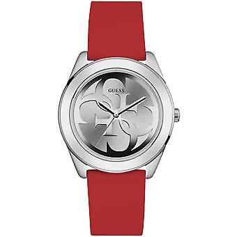 Guess g Twist Quartz Analog Woman Watch with Silicone Bracelet W0911L9