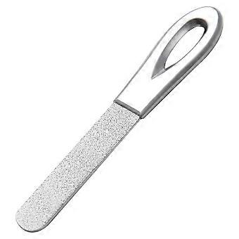 1Pc Stainless Steel Files Nail File Buffer Metal Grinding Sanding Manicure Pedicure Scrub Art Tools