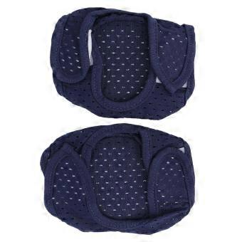 Baby kruipende pads zacht katoen elastisch unisex voorkomen slip baby knie bescherming covermarineblauw