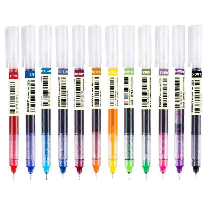 13pcs Direct-Ink Rollerball Pen Set in Assorted Colors