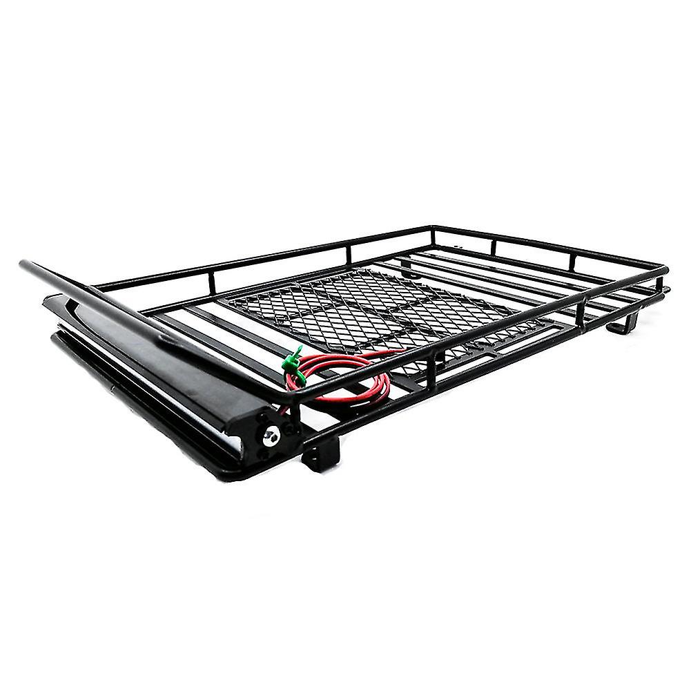 Acoperis Rack Portbagaj transportator durabil din metal pentru 1 / 10 RC Scx10 Rc4wd Tf2 Cc01
