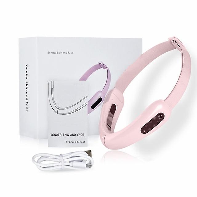 チンVラインテープフェイスリフトベルトブルーレッドレッド光子療法ガルバニックマッサージRfフェイシャルリフティングデバイスEmsスリミングスキンケア