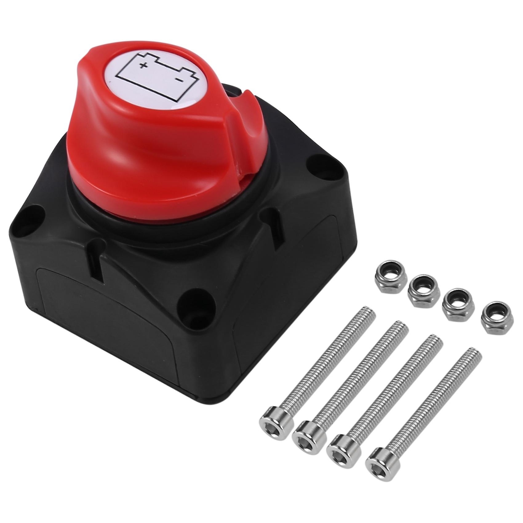 12V-48V Battery Disconnect Switch Battery Isolator Switch Master Cut Off Kill Switch Waterproof Mar