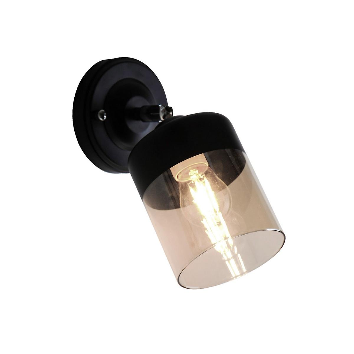 Zumaline Porto Single Spotlight, Black, 1x E14