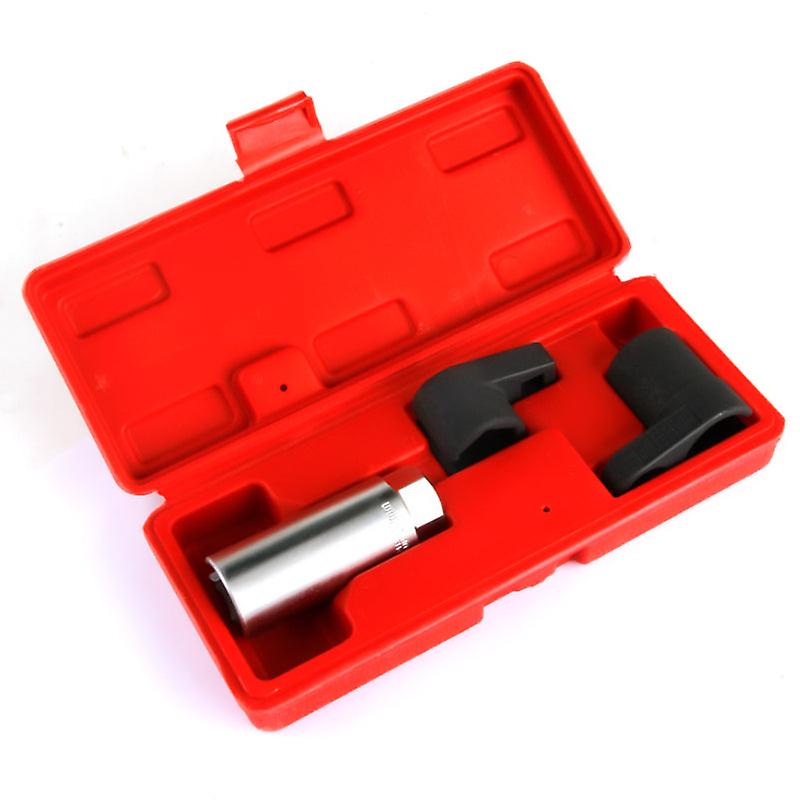 3Pcs Oxygen Sensor Socket Wrench Tool Kit 22mm Oxygen Sensor Socket Install Removal Tools