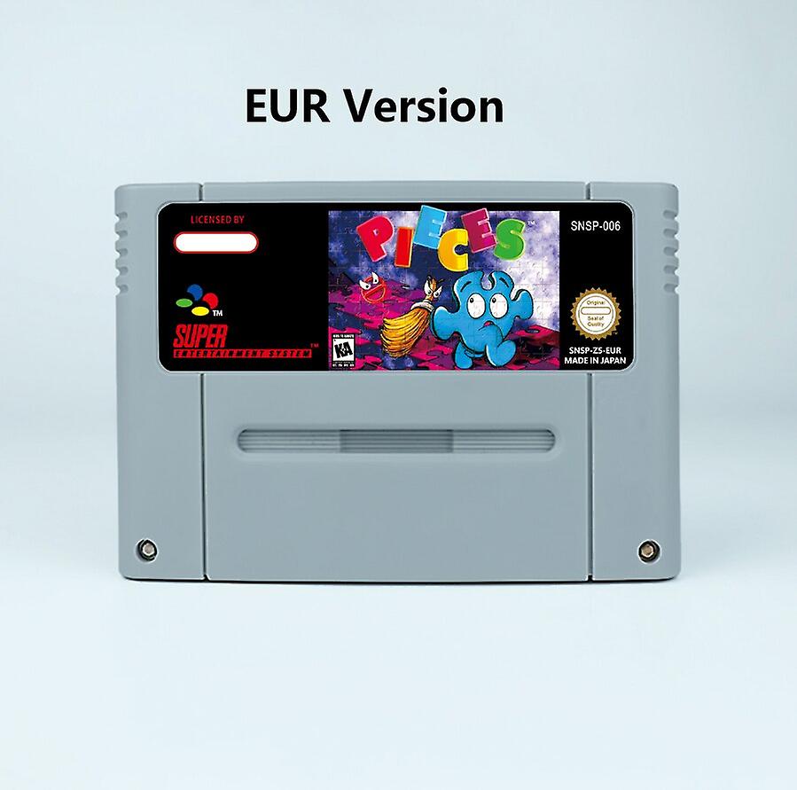 Action Game For Pieces - Usa Or Eur Version Cartridge For Snes Video Game Consoles