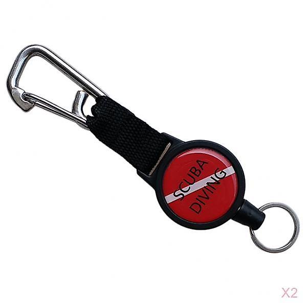 2kpl venyvä sukellusnauha koukku nauhanauha naamio vaihde kelauslaitteen pidike