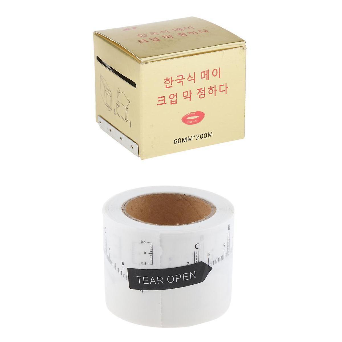 Microblading jetable Sourcils Règle Autocollant Tatouage Couverture Film de conservation
