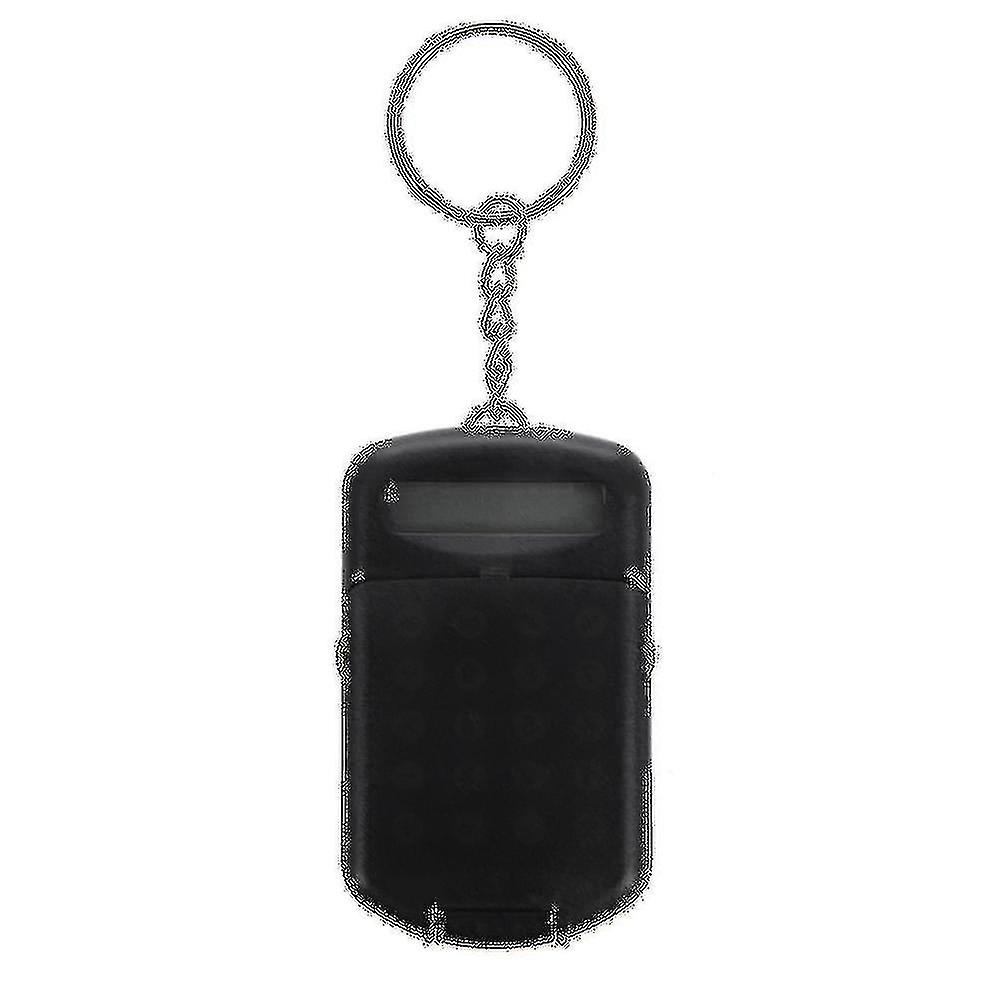 Gray Plastic Casing 8 Digits Electronic Mini Calculator W Keychain