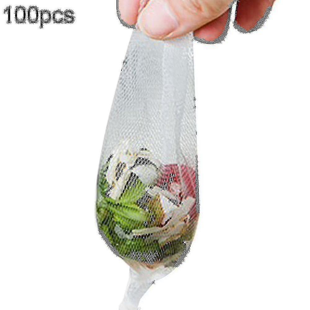 100pcs Disposable Sink Strainer Garbage Filter Bag Anti Clogging Net Mesh Pouch