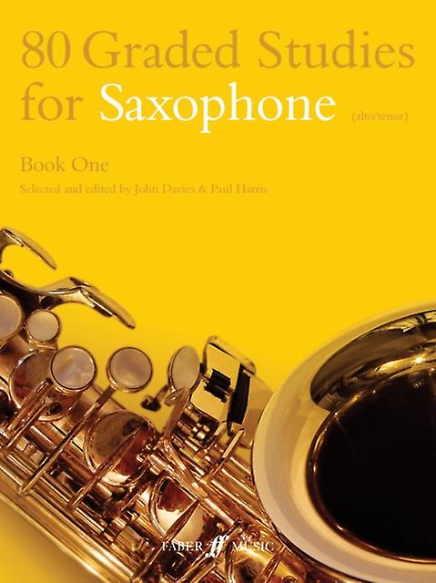 80 Graded Studies For Saxophone Book One Paperback Book