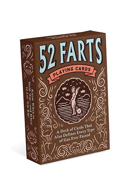 Knock Knock 52 Farts Playing Cards Deck Paperback Book