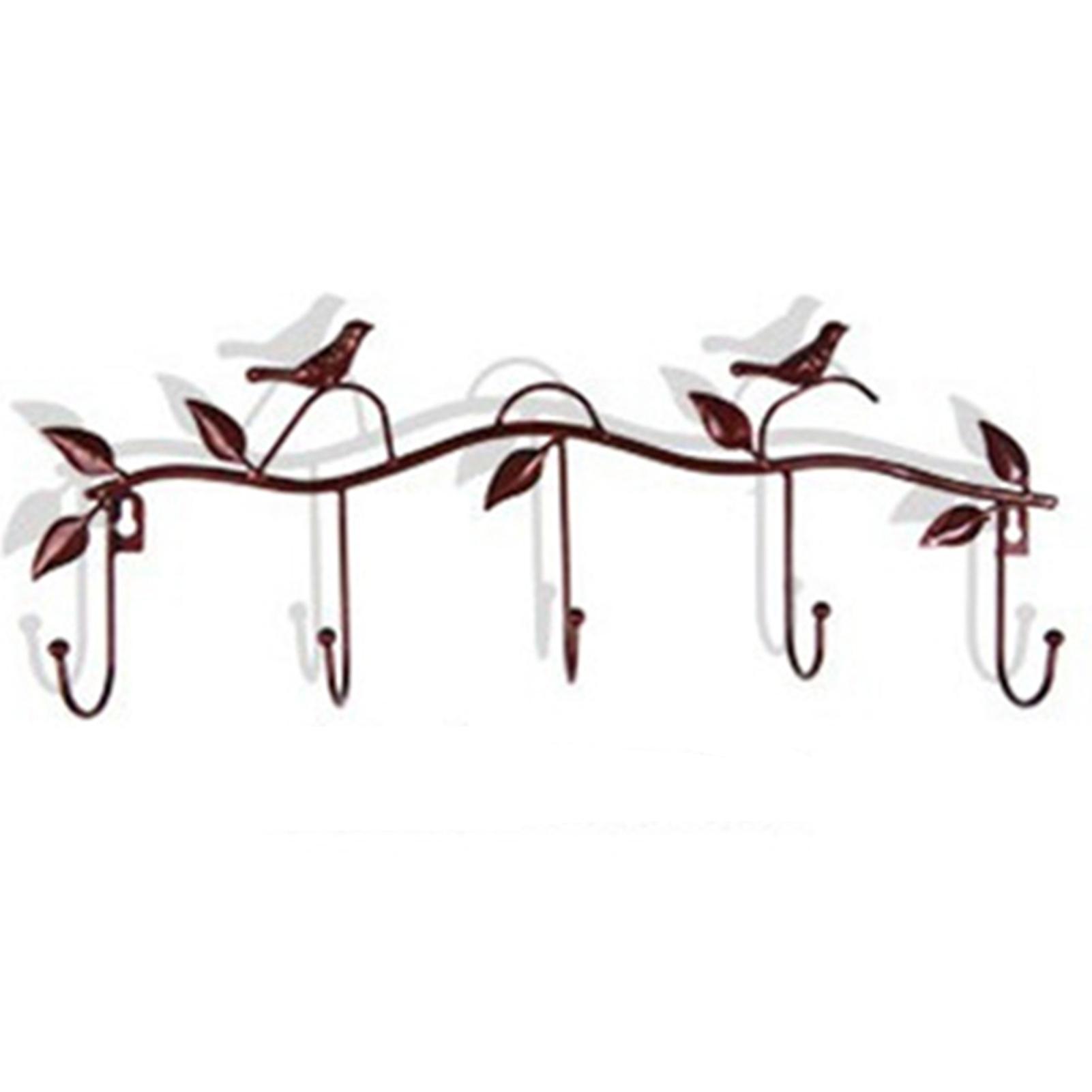 Rustic Tree Branch Shape Hooks Smooth Surface Space-saving Hooks For Home Kitchen Bedroom