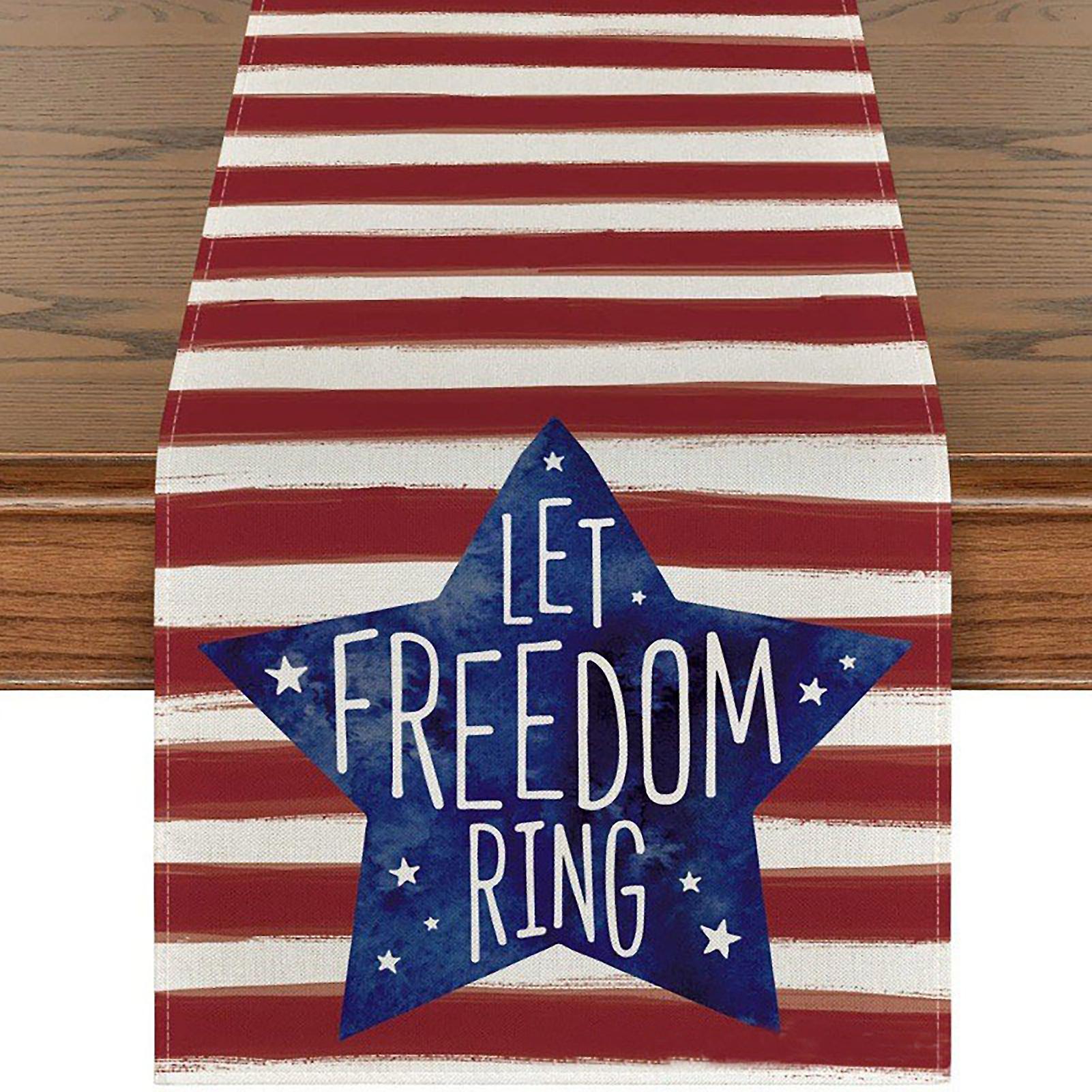 American Star Flag Table Runner Reusable And Durable Table Runner For Rectangular Round And Square Table