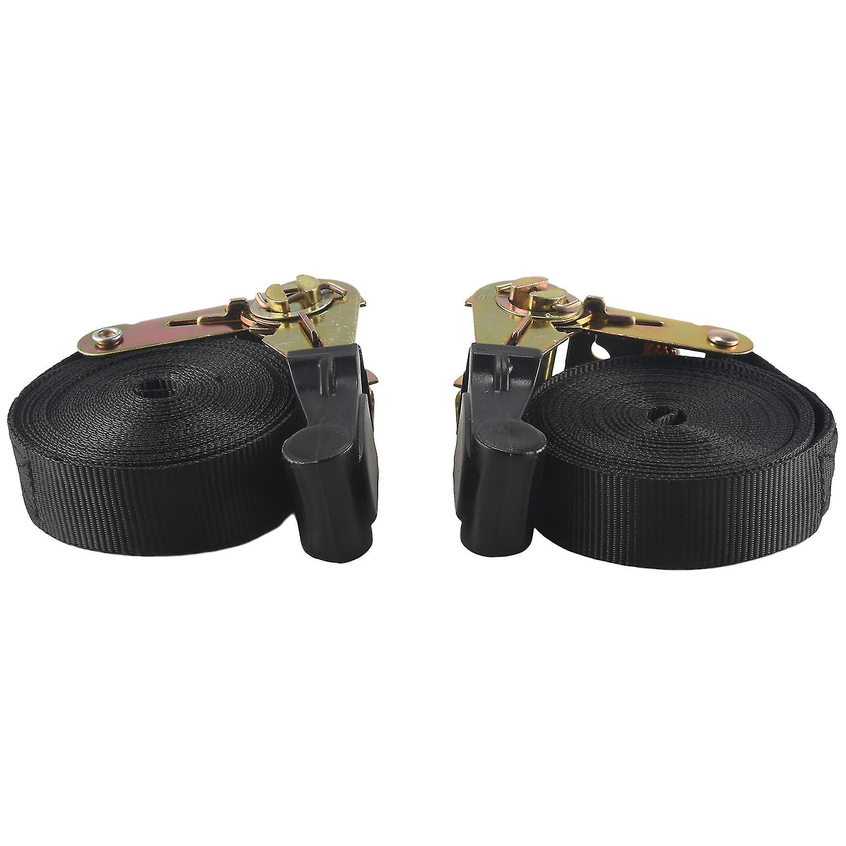 2 Pack 20 Ft Ratchet Tie Downs 6m X25mm Endless Compatible Cycles,car