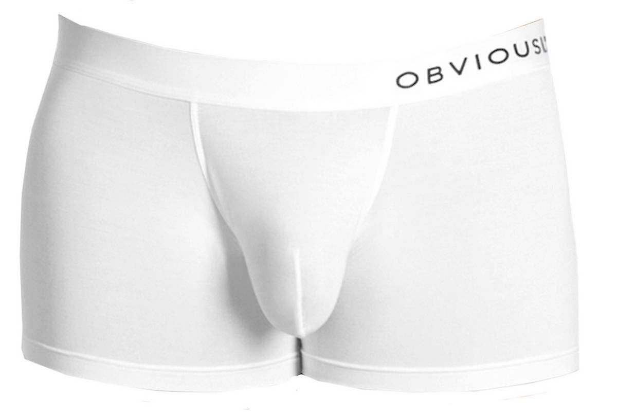 Oczywiście PrimeMan AnatoMAX Boxer Brief 3 cale nogi - biały