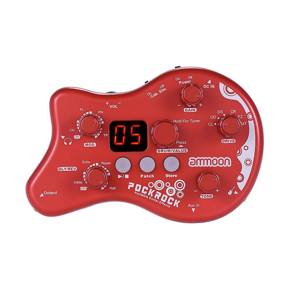 Pockrock Portable Guitar Multi-effects Processor Effect Pedal