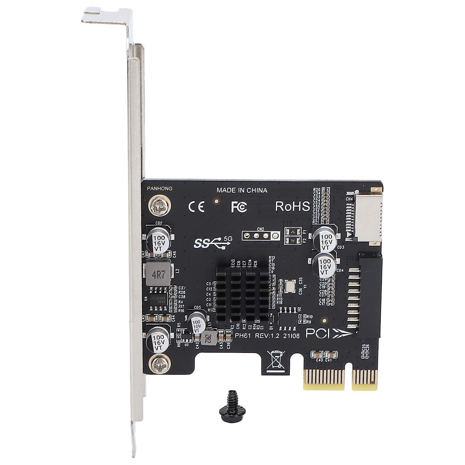 PCIE to USB 3.1 Adapter Card, Compact Hard Drive Expansion Card, Desktop Computer Accessories