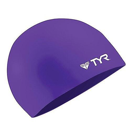 TYR Wrinkle Free Silicone Swim Caps Purple - Womens