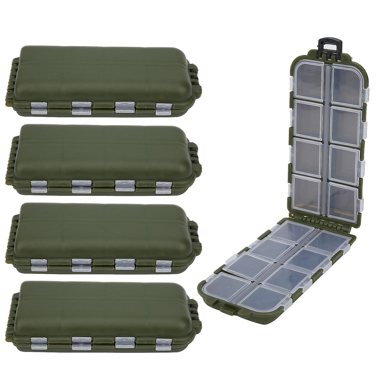 Tidy Portable Fishing Gear, Compact Design Portable Fishing Tackle Box with Transparent Covers, Multi Individual Compartments for Storing Hooks