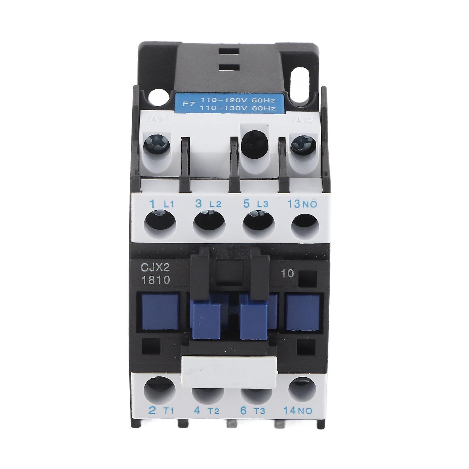 AC Contactor 18A 3 Phase Motor Starter 8.7x4.7x7.6cm Copper Coil