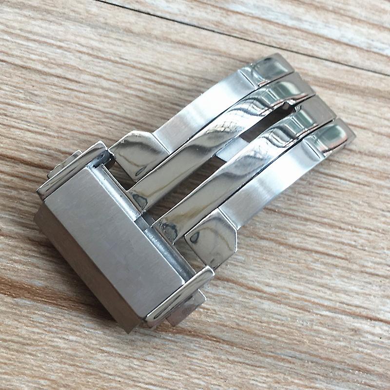 For Hublot rustfritt stål spenne klokke tilbehør folding lås 22 24mm