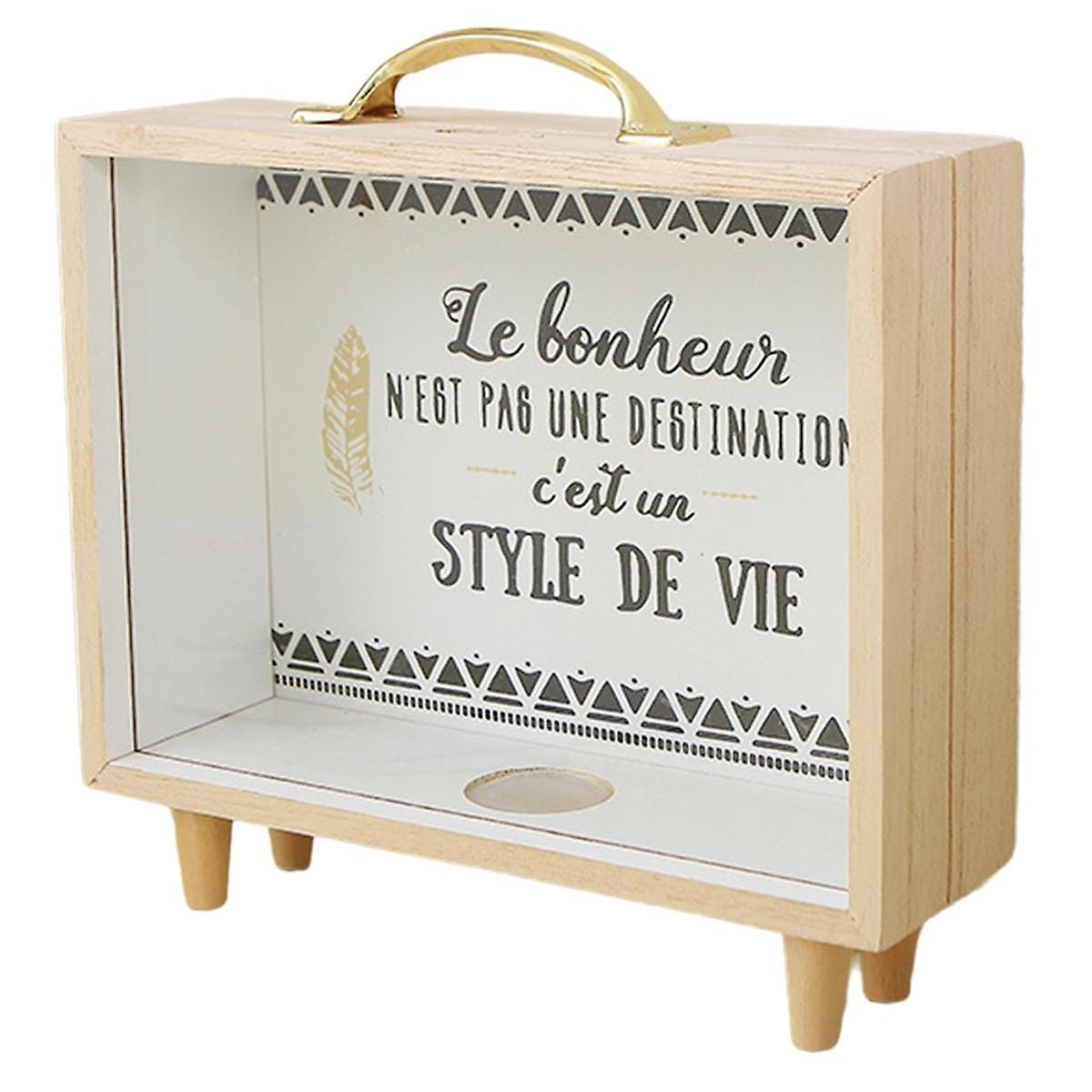 Adventure Archive Box, Travel Shadow Box, Ticket Shadow Box with Slot, 8Inch Memory Boxes for Keeps