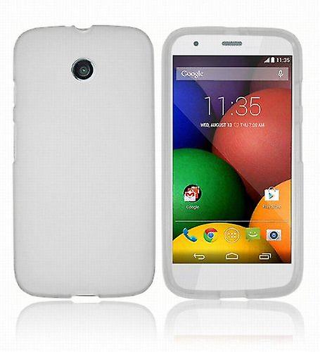 InventCase TPU geeli kattaa iho Motorola Moto E (1. sukupolvi) 2014 - himmeä selkeä