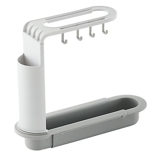 Convenient Sink with Hooks Rack Space-saving Plastic