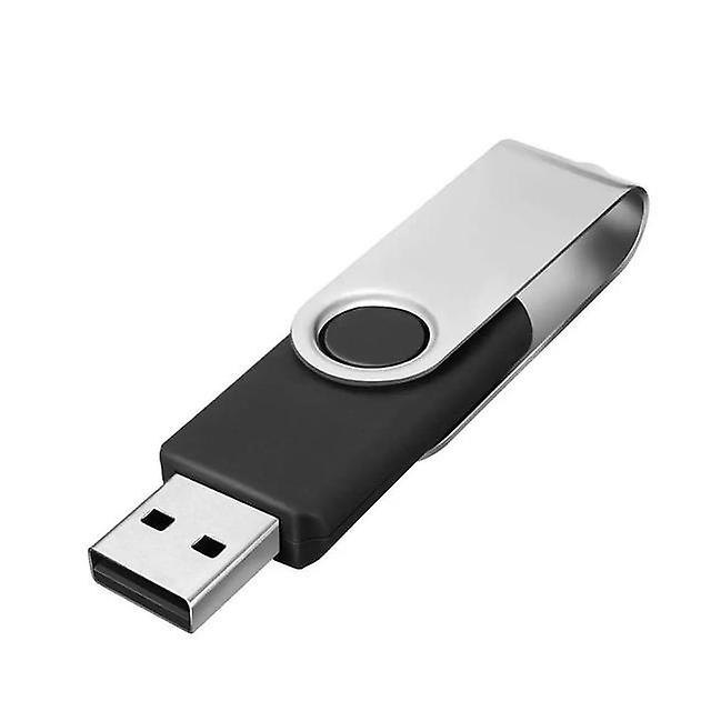 Black 64g Rotating Usb Flash Drive High-speed  Hot Selling Portable Computer Usb Flash Drive