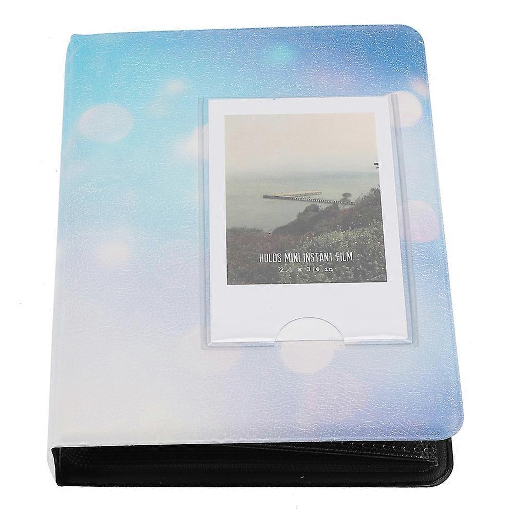 64 جيوب 3in ألبوم صور صغير ل Fujifilm7s / 8/25 / 50s / 90 صورة حالة تخزين زرقاء