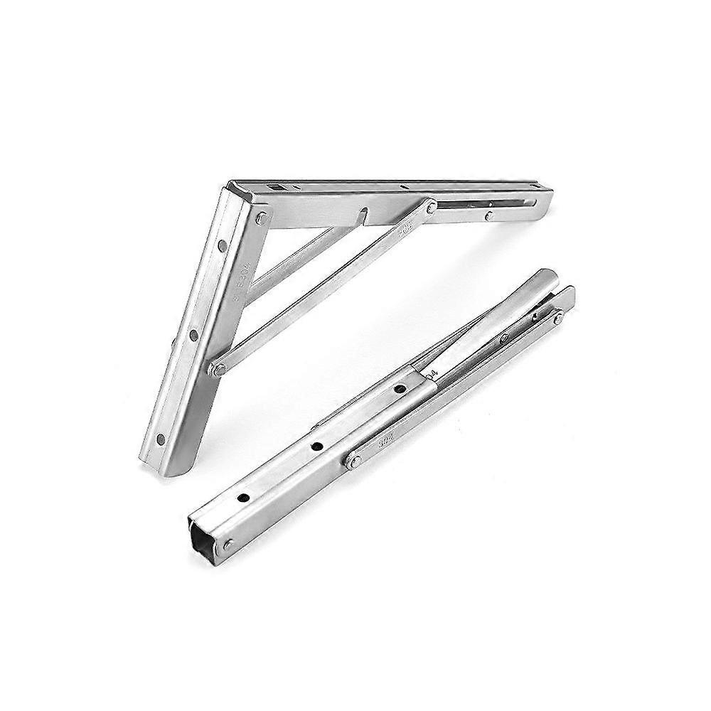 200mm Folding BracketStainless Steel Folding Console BracketWall Shelf Bracket2 pieces