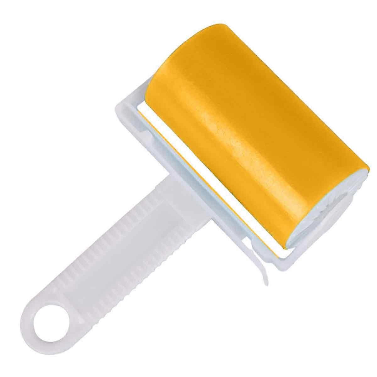 yellowReusable Sticky Picker Set Cleaner Lint Roller