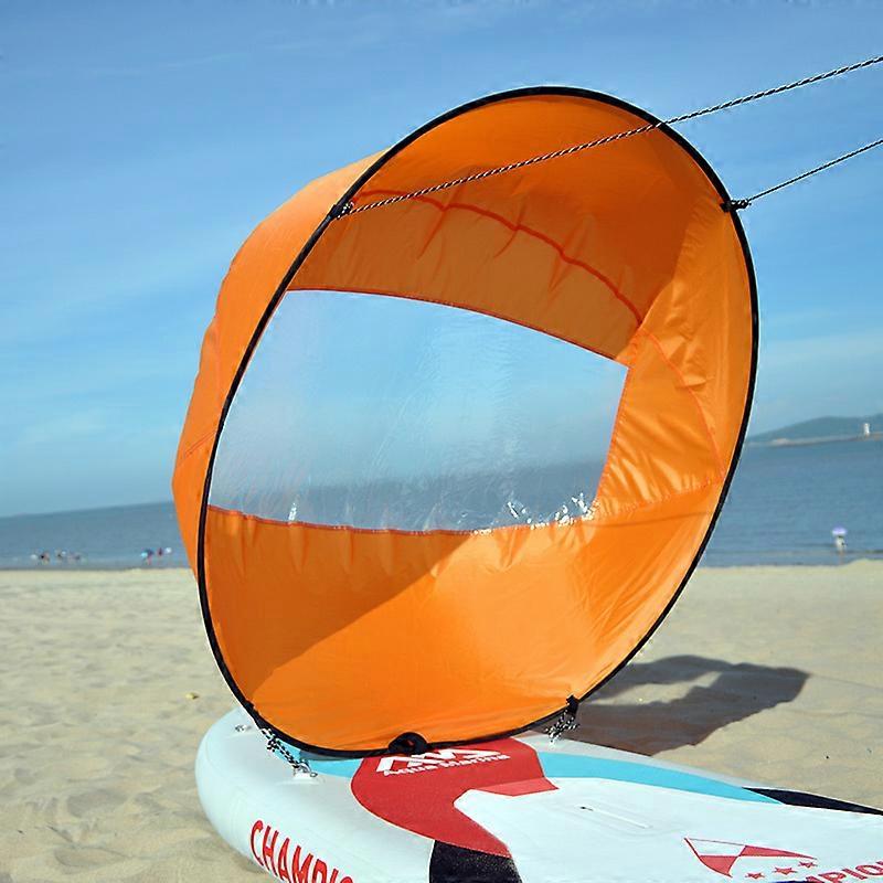 42" Foldable Kayak Wind Paddle Sailing Popup Board Boat Sail Rowing Downwind Boat Canoe Sail Kit,Kayak Accessories,Easy Setup,Compact & Portable