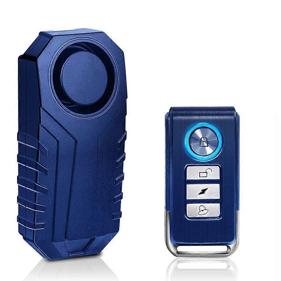 Anchtek Anti-Theft Bicycle Alarm Waterproof Wireless Remote Control Alarm Vibration Sensor Alarm Moto Warning System~9801