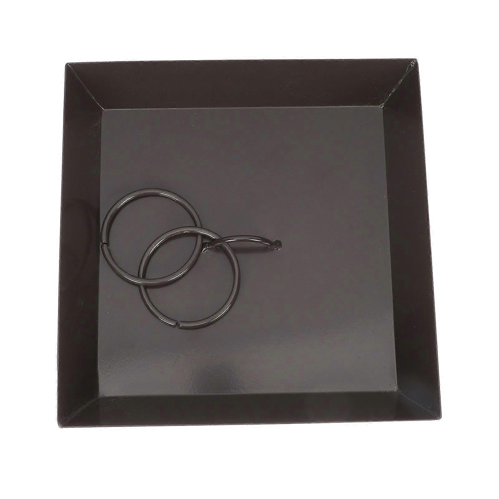 Black Container Rain Chain Bowl No Gutter Rain Stake Ground Anchor Rain Chain Installation