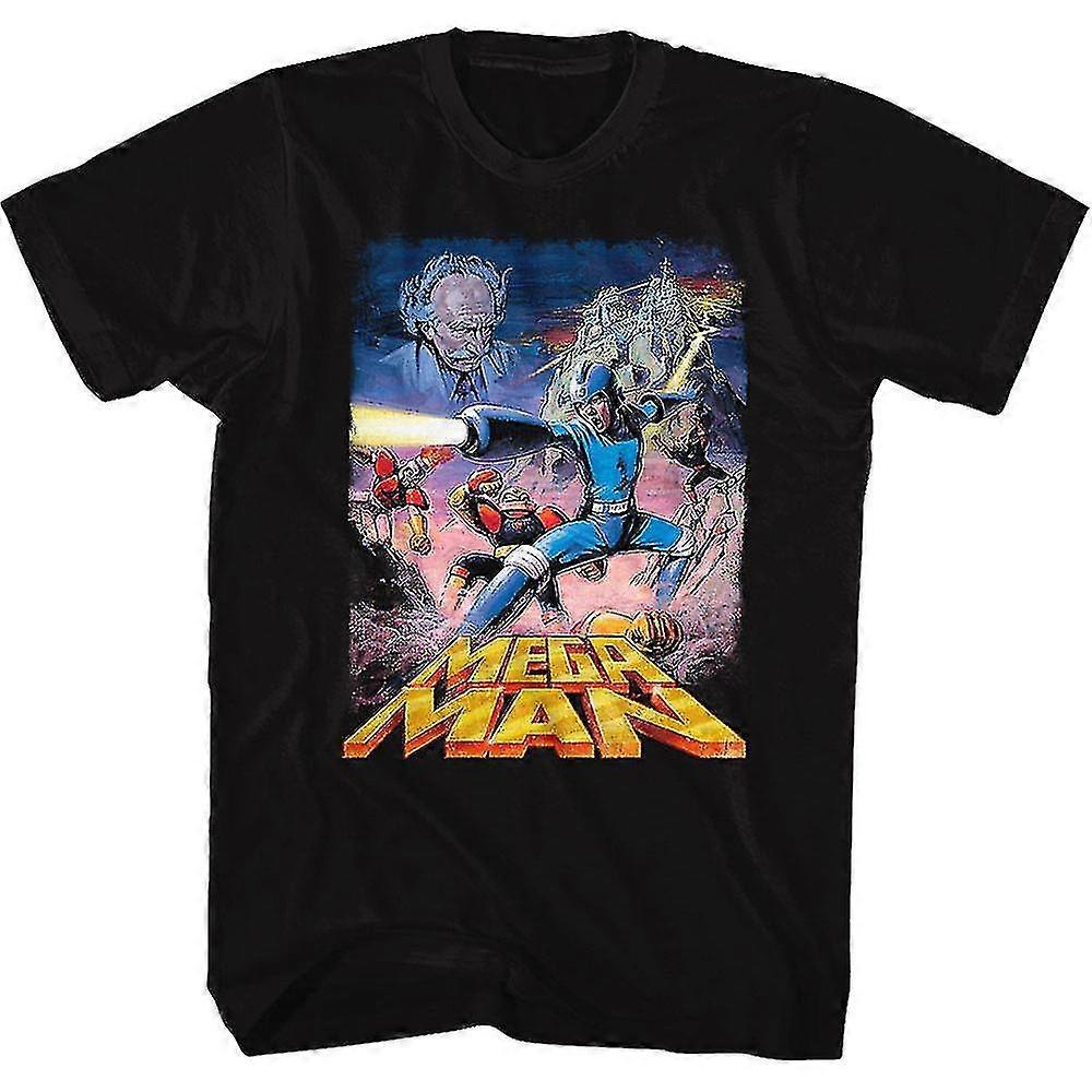 Collage Poster Mega Man T-shirt