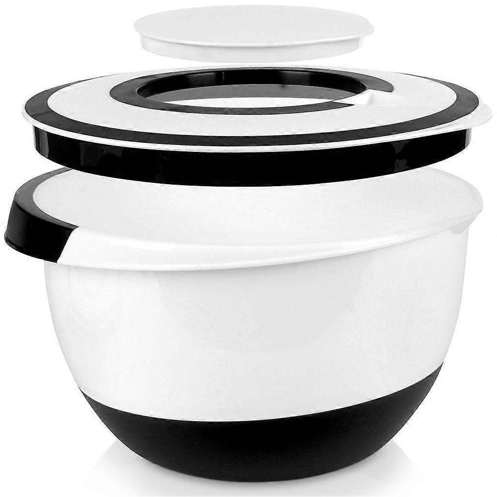 Closable Spacious Bowl for Mixing and Whisking