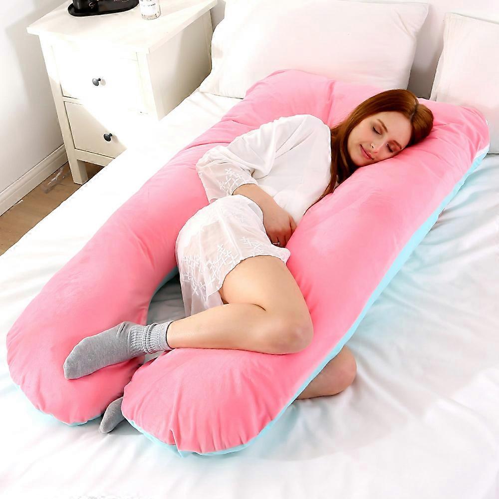 Big Soft Pregnancy Pillow Gravida U Type J Nursing Lumbar Pillow Multi Function Side Protect Cushion for Pregnant Women Dropship