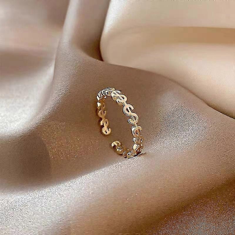 $ symbol ring open ring