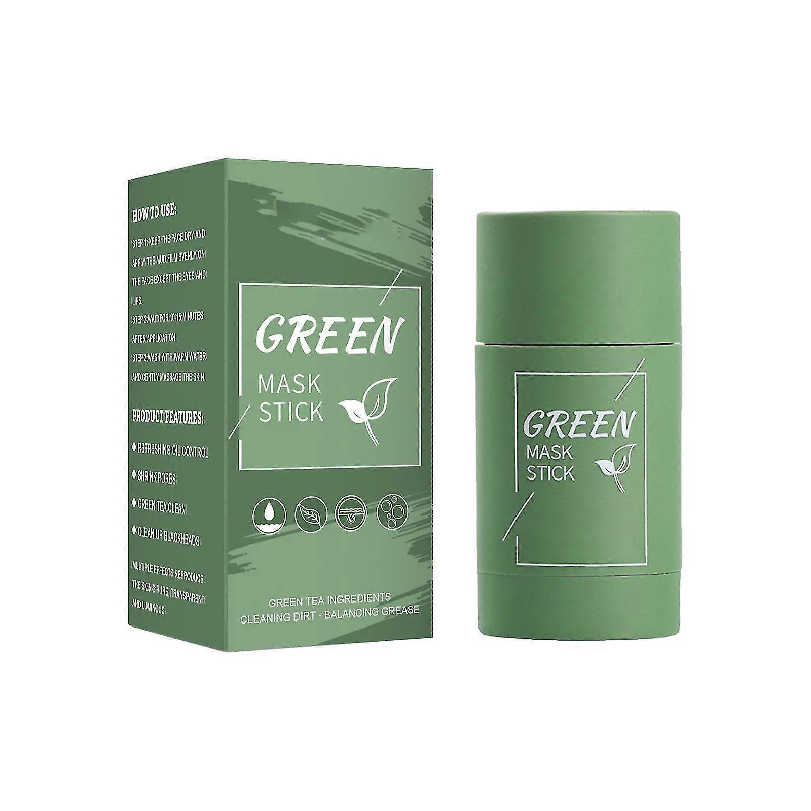 40g Maskenstick, Eelhoe Green Mask Stick, Eelhoe Poreless Deep Cleanse Mask Stick, Grüner Tee Deep Cleanse Mask Stick -3805387571726