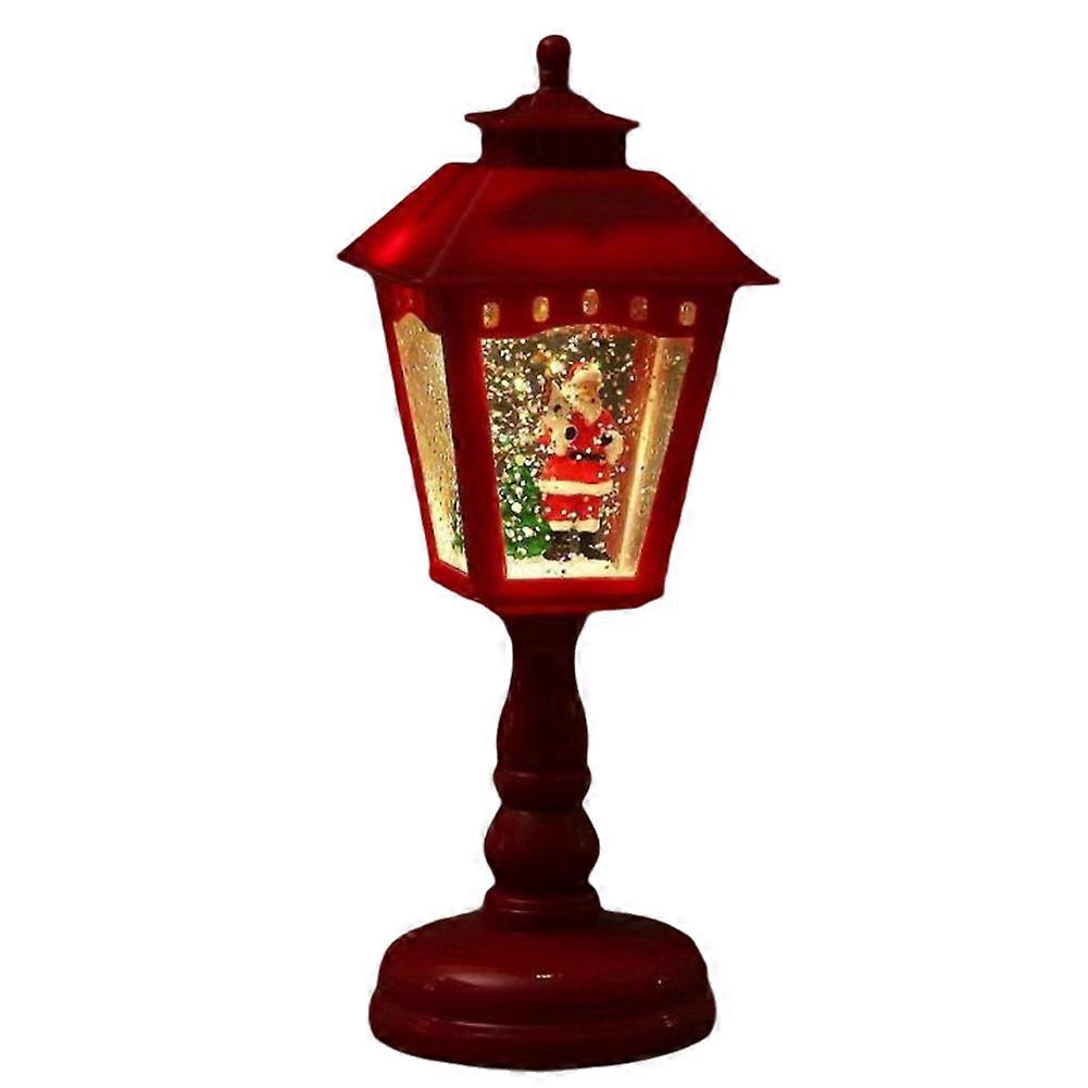Julepynt Krystall Lysende Nattlys Julepynt Bordlampe Jul Hjem De