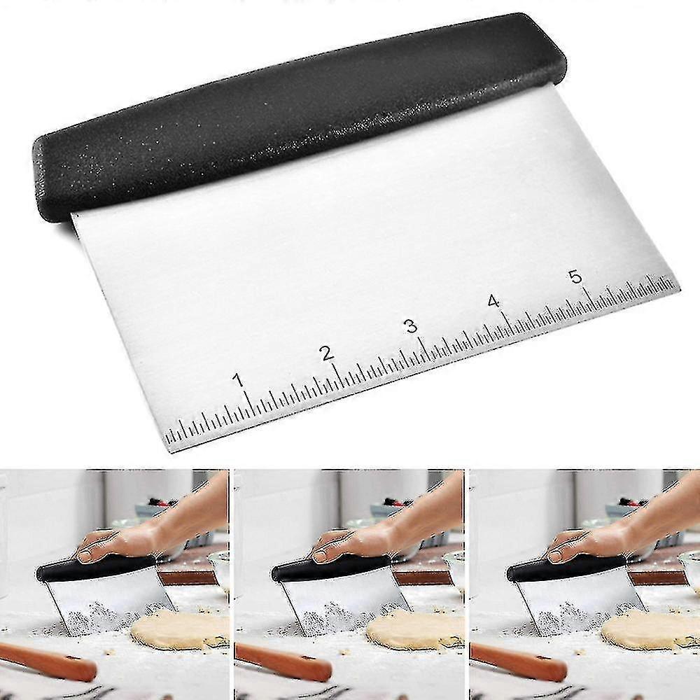 Stainless Steel Cake Scraper Pizza Dough Cutter Pastry Scraper Kitchen Tools