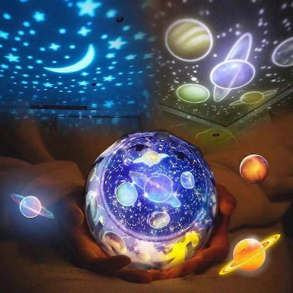 Led Night Light Starry Sky Magic Star Moon Planet Projector